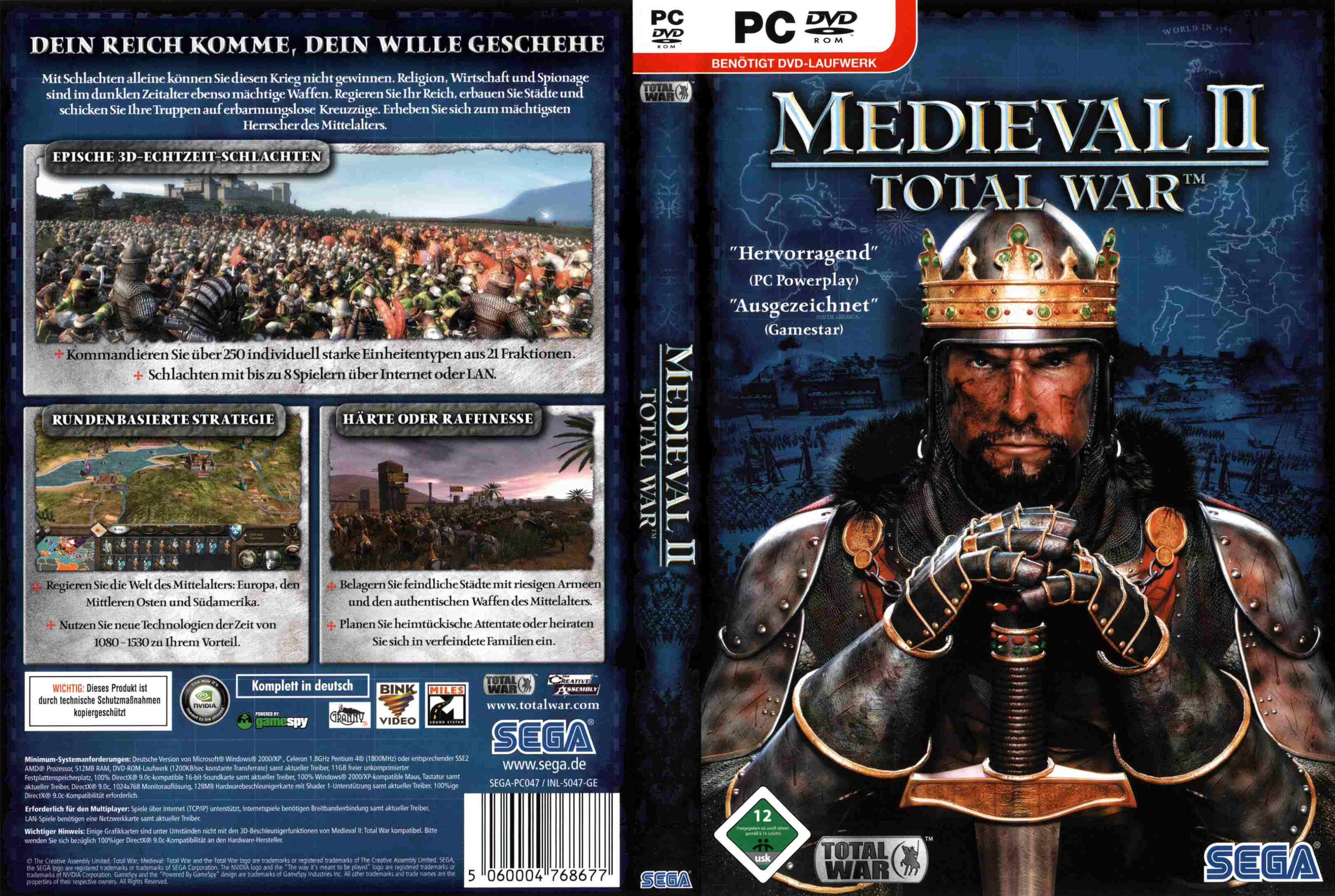 Medieval 2 Total War Pc Dvd Cover | PC Covers | Cover Century | Over 1. ...